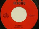 LARRY BYRON Alone / Nancy Allen RB Records 45 psych fuzz PA 1971 7” HEAR