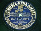 JAY LAURIER : Silly Billy Brown -1911 UK Music Hall 78rpm Columbia-Rena 1825 184