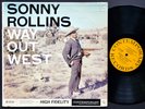 SONNY ROLLINS Way Out West LP CONTEMPORARY RECORDS C3530 US 1958 DG MONO