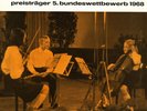 Jugend Musiziert 1968 KLIEGEL & SCHNEIDER Cello BLUME & BOERRIES Violin BACH