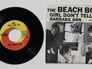 BEACH BOYS: BARBARA ANN /  GIRL DON’T TELL - NM 1965 SURF PICTURE SLEEVE + 45rpm