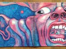 KING CRIMSON . in the Court of Ghost LP UK Island PINK RIM rar 1969 Floyd Budgie