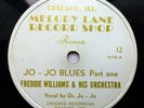 JO JO ADAMS & Freddie Williams Orch R&B vg++ 78 JO JO BLUES pt.1 b/w pt. 2 TB148