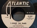 DRIFTERS I Count The Tears / Suddenly, There's A Valley (PROMO Vinyl 45) EXC