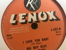 BIG BOY ELLIS LENOX 521 BLUES 78 RPM E-