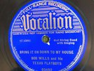 Vocalion 03492 Bob Wills Texas Playboys MEAN MAMA BLUES  1937 country 78 rpm E+