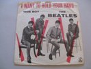 THE BEATLES: I WANT TO HOLD YOUR HAND +1. NORWAY  1963. Rare red/pink sleeve