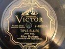 Victor 40003 Allen Brothers TIPLE BLUES/Frisco Blues   1928 78 rpm Atlanta