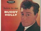 Buddy Holly 'Listen To Me' Extended Play 45 Coral EC 81169 (Cover Only)
