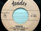 The G NOTES girl group teen doo-wop 45 with EDDIE COCHRAN Ronnie / I Would e9060