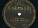 MAORI / NEW ZEALAND - Rotorua Maori Choir, 1930 on Columbia - EX