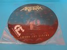 ANTHRAX AMONG THE LIVING VINYL PICTURE DISK HEAVY METAL LP RECORD RARE