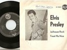 ELVIS PRESLEY JAILHOUSE ROCK & TREAT ME NICE *MISPRESSED* DANISH 45+PS 1957 R&R