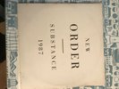 NEW ORDER SUBSTANCE 1987 2 X LP VINYL FACTORY RECORDS 1980s PRESSING