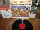 DAVE BRUBECK QUARTET Rare Vinyl Lp TAKE FIVE Original 1959 Columbia Mono 6 Eye