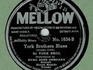COUNTRY 78 : YORK BROTHERS ON MELLOW RECORDS, DETROIT 1634