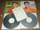 ELVIS PRESLEY Japan 1965 PROMO ONLY TEST PRESS LP x 2 set with PRESS RELEASE