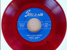 LIGHTNIN' HOPKINS - PAPA BONES BOOGIE - SITTIN IN WITH - RED VINYL 45
