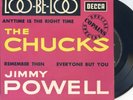 EP THE  CHUCKS/JIMMY POWELL  DECCA 454095  SUPERBE ETAT