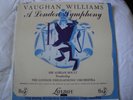 VAUGHAN WILLIAMS A LONDON SYMPHONY SIR ADRIAN BOULT VINYL LP ALBUM LONDON REC.