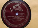 Adrian Boult 78rpm single 12-inch Victor Red Seal V.E. #11837 Light Cavalry
