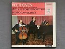 F343 Beethoven Sonatas Rostropovich Richter 2LP Philips 835 182/83 AY Stereo