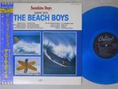 BEACH BOYS SUNSHINE DAYS SURFIN' WITH CAPITOL ECS-81576 Japan OBI CLEAR BLUE LP