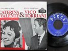 CATERINA VALENTE & VICO TORRIANI EP MADE IN PORTUGAL 45 PS 7 MADISON IN MEXICO