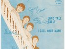 BEATLES Long Tall Sally RARE Sweden 45 UNIQUE swedish p/s I Call Your Name HEAR