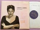 CHRISTA LUDWIG & MOORE Song Recital ORIG Columbia 33CX 1552 UK-1959 LP NM-