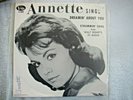 Annette Signed Picture Sleeve Scarce Dreamin About You Strummin Song Disney