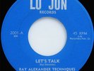Ray Alexander Techniques LET'S TALK Psych Soul Funk LU JUN 45