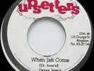 Devon Irons WHEN JAH COME / IRON DUB Upsetters Rare Lee Perry 45 EX