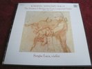BACH Sonatas and Partitas SERGIU LUCA violin solo Nonesuch 3LP