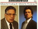 SHOSTAKOVICH Symphonies 1 & 9 SANDERLING FLOR Berlin SO Eterna 729221 Digital LP