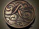 The Raconteurs Copper Brass Belt Buckle 2008 Merch Jack White Third Man Records