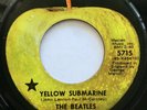 THE BEATLES / YELLOW SUBMARINE - ELEANOR RIGBY / APPLE BLACK STAR REISSUE 1971