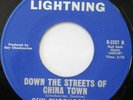 GUY CHOOKOORIAN Down The Streets Of China Town 45 LIGHTNING 2337 ARMENIAN ROCK