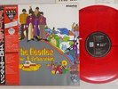 BEATLES YELLOW SUBMARINE EMI/ODEON EAS-70138 Japan OBI MONO CLEAR RED VINYL LP