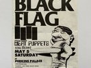 Rare Black Flag Nig-Heist Perkins Palace Flyer Raymond Pettibon Poster Punk