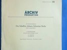 N916 The Work of J.S. Bach 3 Sonatas for Viola Wenzinger Neumeyer Archiv 14009