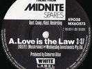 Midnite Spares Rare OZ 45 Love is the law NM ’83 Paul Kelly White Label Angels