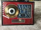 Marillion Framed Record In 24 Carat Gold - Cover My Eyes - Great Present