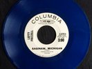 Lefty Frizzell, Columbia 42924, Saginaw, Michigan on both sides, BLUE WAX