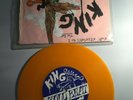 RARE KING KURT- ZULU BEAT/ROCKIN KURT(LIMITED EDITION ORANGE VINYL UK SINGLE EX