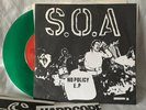 State Of Alert S.O.A. ‘No Policy’ Green Vinyl 7” EP Dischord Rollins Black Flag