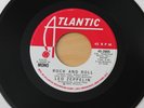 LED ZEPPELIN Rock And Roll 45 (Atlantic Mono/Stereo Promo) VG++ HEAR