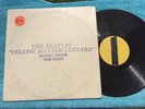 THE BEATLES yellow Matter Custard with TMOQ sticker Burgundy VINYL
