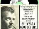 BOBBY DARIN SALLY WAS A GOOD OLD GIRL PROMO PICTURE SLEEVE 45 RPM RECORD