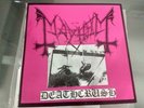 mayhem deathcrush 1st edition euronymous sign 1st ed LP  with insert